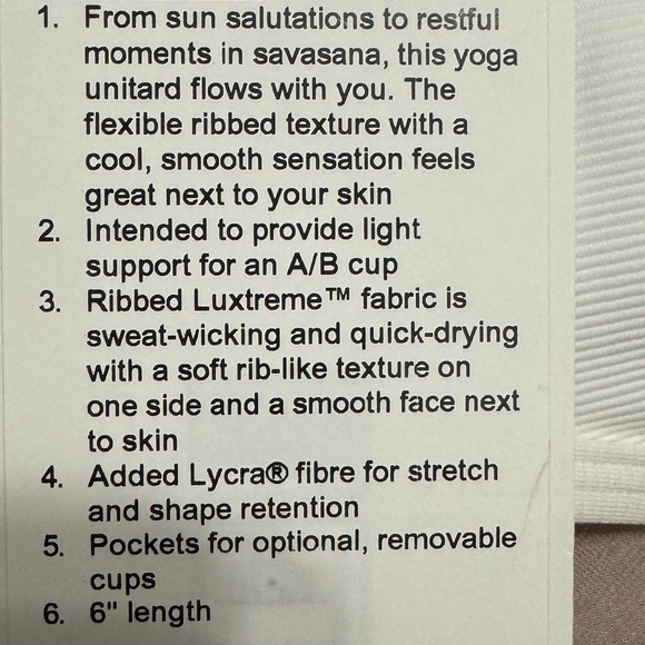 Lululemon Unitard - Picture 6 of 7